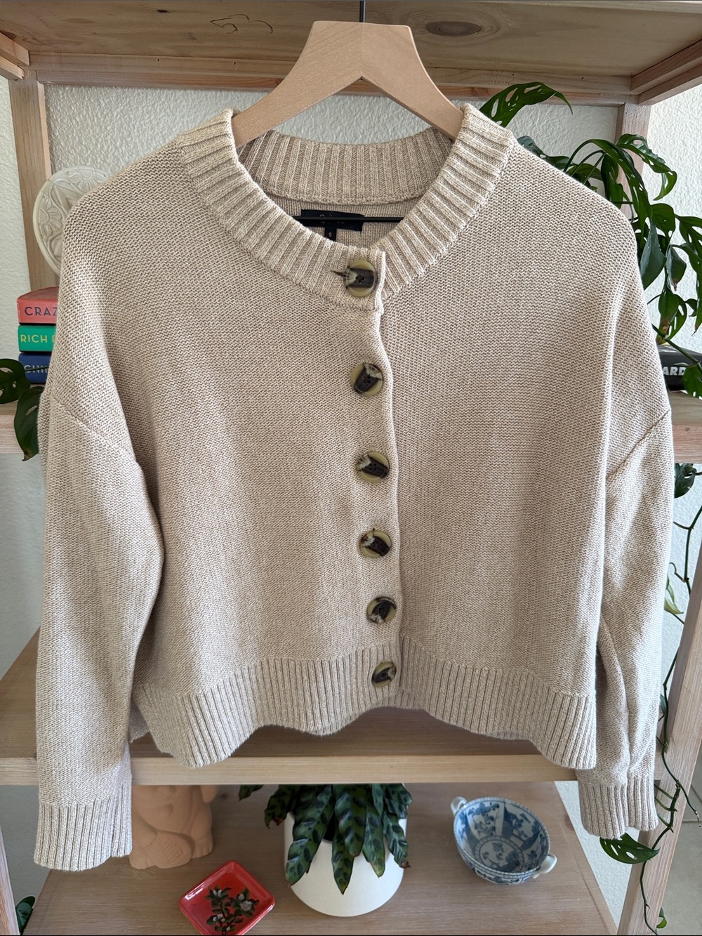 Quince 100% Organic Cotton Button-Front Women's Sweater - Picture 5 of 9